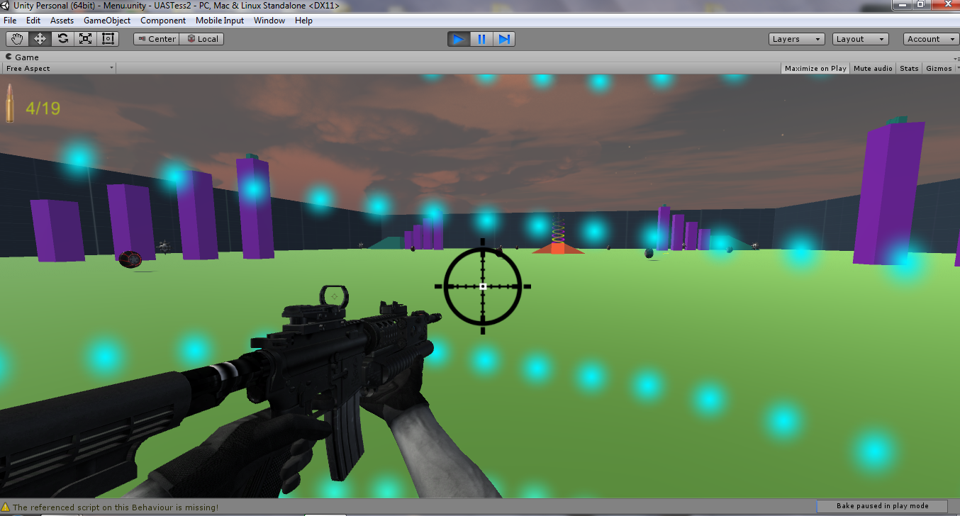 Game 3D First Person Shooter Using Unity